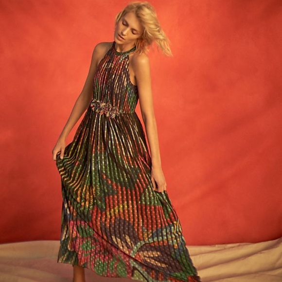 Anthropologie Dresses & Skirts - Anthropologie embroidered Kalinka Maxi dress